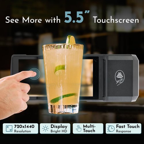 POS PDA H10 Receipt Printer - High-Speed Thermal Printer with 5.5” Touch Screen | 4G, 3GB RAM, 32GB ROM
