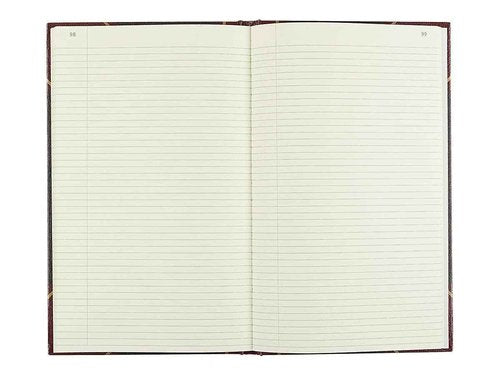 NATIONAL Texhide Series Record Book, Black, 14.25" x 8.75", 300 Pages (57131)