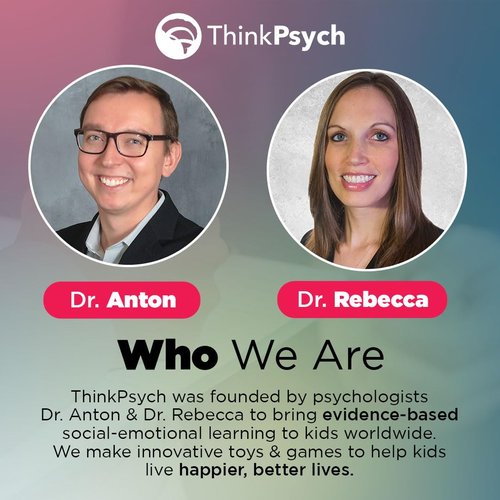 ThinkPsych Roll with It - CBT Coping Skills Kit - Anger Management - Stress Relief - Social Emotional Learning Toys & Anxiety Relief Tools for Kids - Ages 5-12 - Play Therapy & Calm Down Kit