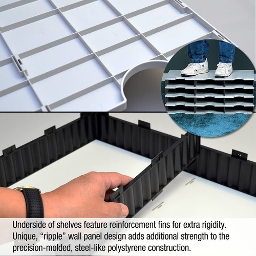 Desktop Organizer 4 Letter Tray Sorter Plus Riser Storage Base for Easy Access to Lower Slots, Desk Accessories & Supplies. Optional File Topper & Drawers