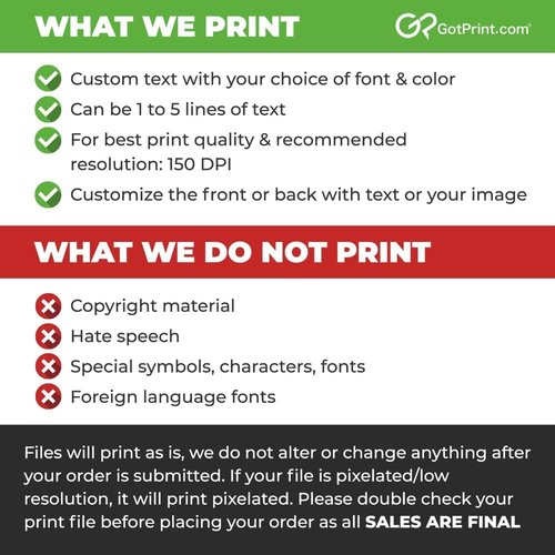 GotPrint Custom Foam Boards, 3/16" Thick Customized Your Own Design Logo/Image/Text Foam Poster Boards for Photo Mounting, Presentations, Art Craft, Shape Rectangle, 24" X 36", Pack of 1