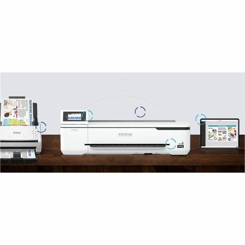 Epson SureColor T2170 24-Inch Desktop Wireless Poster CAD Plotter Printer | PrecisionCore Printhead | All-Pigment Durable Inks