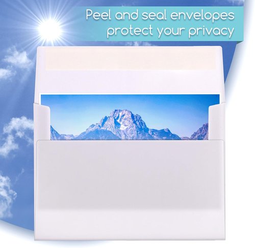 Self-Seal A6 Envelopes by [Brand Name] - 500 Pack of 4.75x6.5 White Invitation Envelopes for Weddings, RSVPs & More