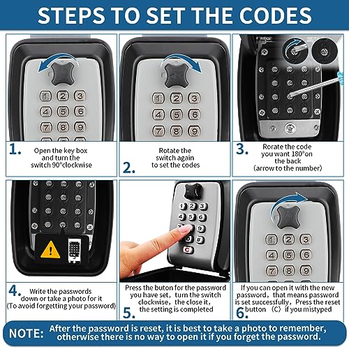 2025 Upgrade SL-591 Car Window Lock Box, car Key Lock Box, Car Lock Box, Car Window Punch Button Lock Box, Vehicle Window Lock Box, Lock Boxes for car fit for Ride Share, Turo, GetAround