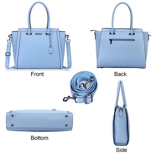 Laptop Tote Bag for Women, 15.6 inch Professional Computer bags for Laptops with Padded Compartment, PU Leather Briefcase Waterproof Business Teacher Office Travel Bag, Christmas Birthday Gift