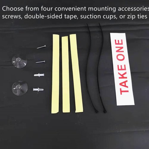 Zinging life Professional Flyer Holder Outdoor Brochure Holder 8.5x11 Inch Waterproof flyer box Wall Mount Literature Box with clear lid (1)