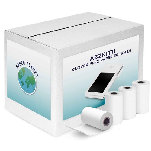 Thermal Paper for Clover POS Flex Printer by Paper Planet | 30 Rolls