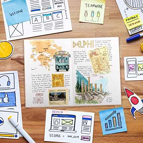 EOOUT 80pcs Kraft Notebooks for Kids, Blank Journals Bulk, Sketch Books, 60 Pages Composition Notebook, 80gsm, 8.3x5.5 Inches, Travel Journal Set, for Travelers, Students and Office Supplies