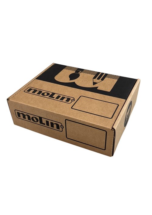 100 Pack - Molin Horizontal ID Badge Holder | Open Face ID Card Holder for Lanyard, Name Badge, Keycard, Access Card | Durable Clear ID Sleeve for Work, Office, Events & Identification Supplies