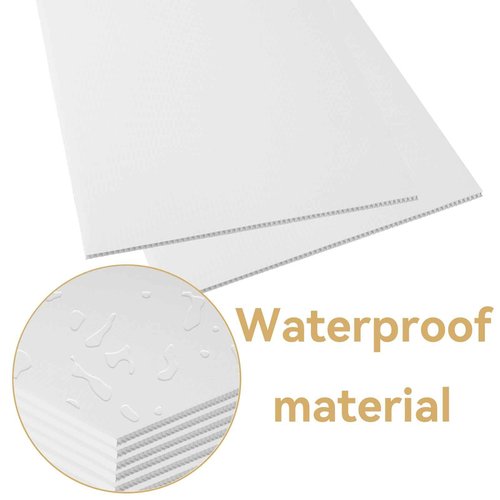 YDisplay 3Pack Poster Blank Board 24×36’’ Corrugated Plastic Board 3/16 Inches Thick for School Projects,Craft,Art & Display,White