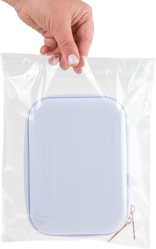 Clear Resealable Poly Bags by [Brand Name] - Self-Seal Plastic Packaging Combo Pack of 400 | 6x9", 8x10", 9x12", 11x14"