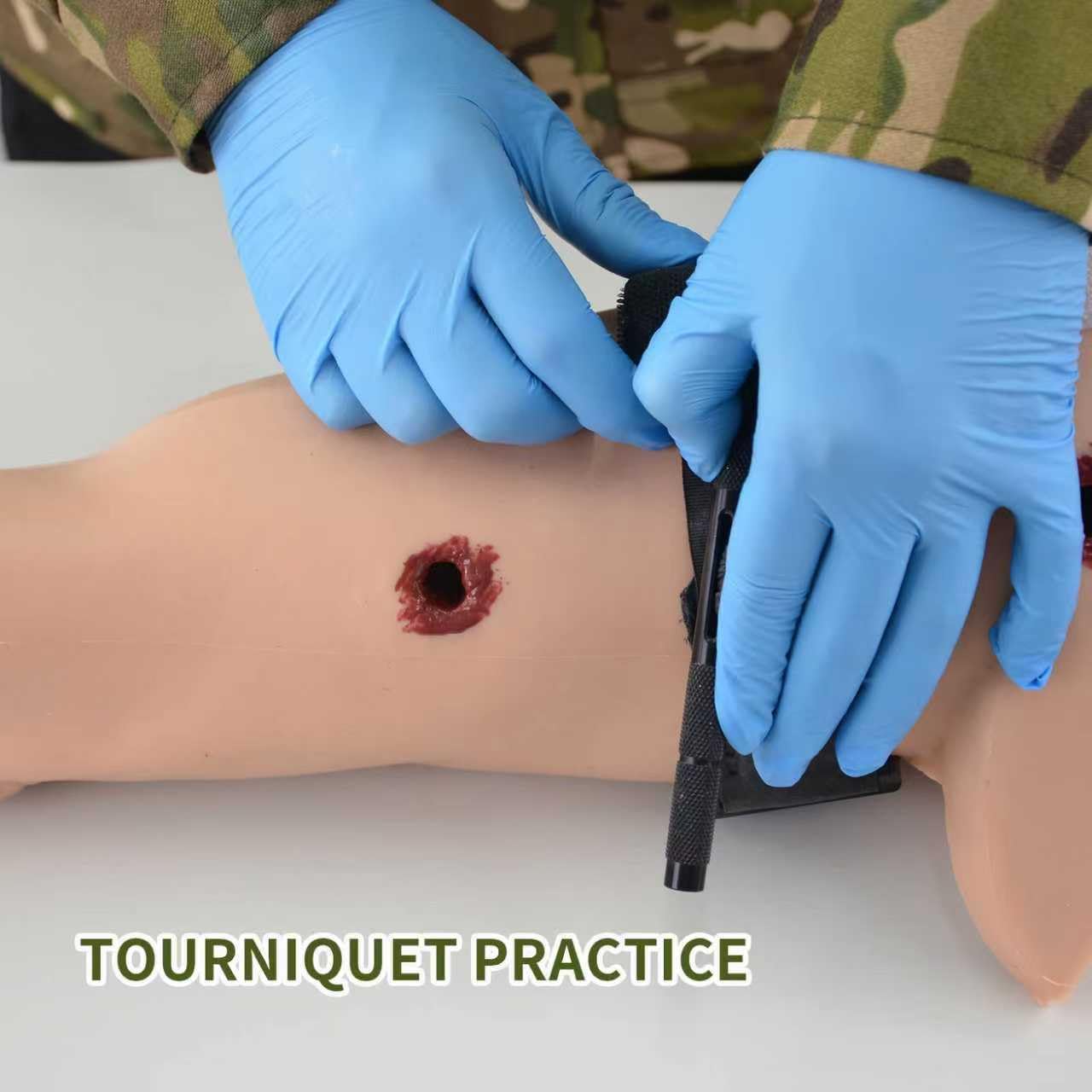 Arm Wound Packing Trainer,Hemorrhage Control Simulator with Electric Pump & Manual for Tourniquet Training, Stop The Bleed Practice Kit