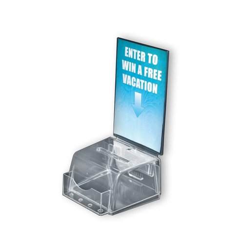 Azar 206006 5-1/2-Inch W by 5-Inch D by 3-1/2-Inch H Promo Box with Business Card Pocket