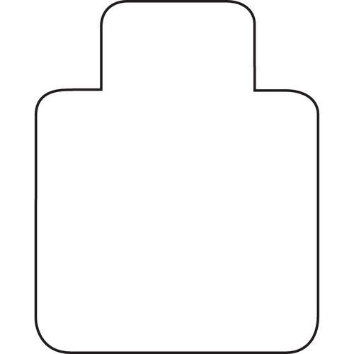 Lorell, LLR69158, Wide Lip Low-Pile Chairmat, 1 Each, Clear