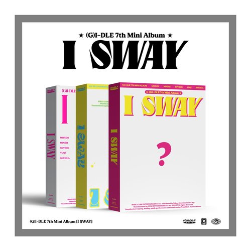 GI-DLE (G) I-DLE GIDLE I SWAY 7th Mini Album+Tracking (4 Version(3 Standrad+1 Random Special))
