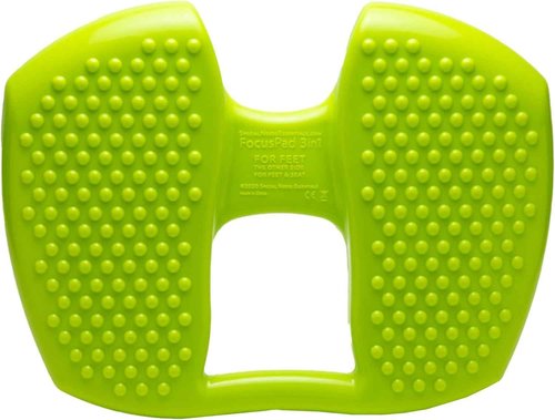 Special Needs Essentials FocusPad Seat & FocusPad 3-in-1 | Sensory seat | ADHD Tool | Anxiety Stress Relief… (Lime Green, 1 Count (Pack of 1))