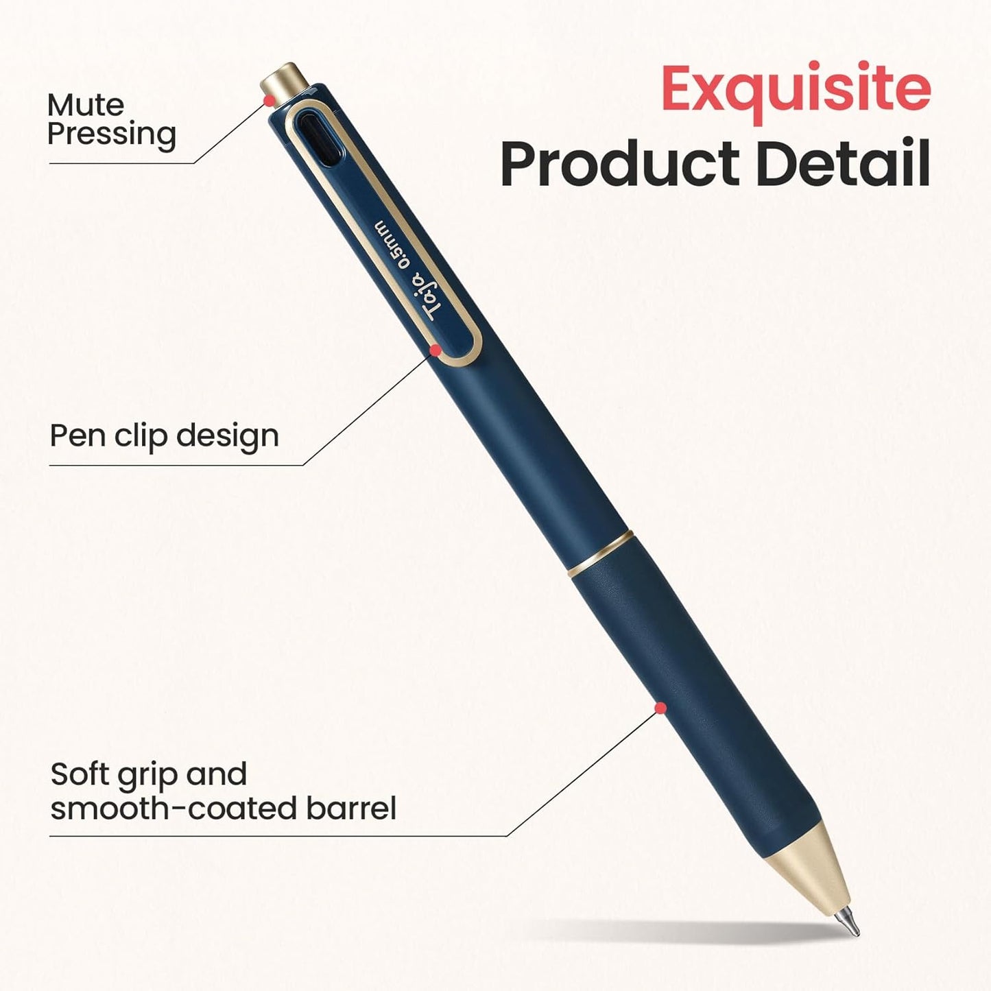 Skiennix Desk Calendar 2025-2027 | Stylish Design with Gel Pen Included