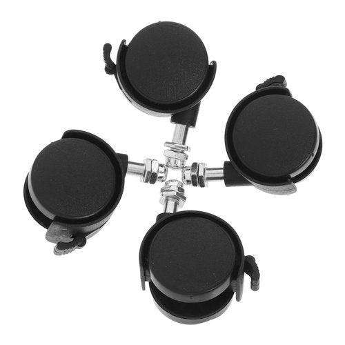 HAWILLOSCH 4pcs Caster Wheels for Electric Heater Swivel Casters for Oil-Filled Radiators Easy Installation Furniture Trolley Accessories Floor-Friendly Replacement Wheels