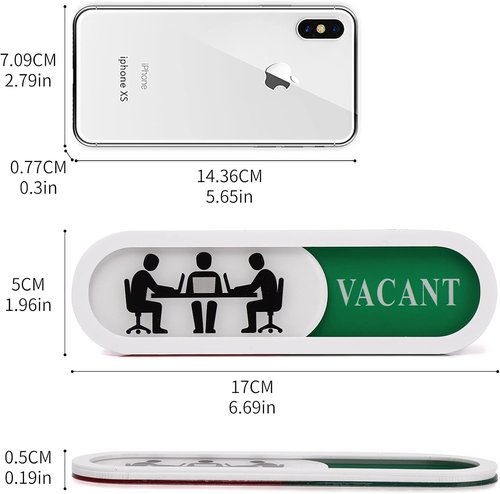 Regine Switzerland Do Not Disturb Sign - Privacy Indicator for Home, Office, Hotels | 6.69'' x 1.96''