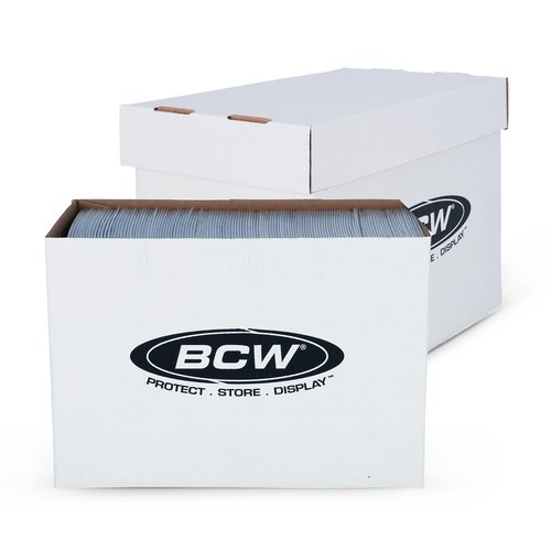 BCW Magazine/Document Storage Box 10-Pack | Durable Cardboard Filing Box