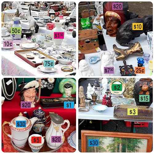 Garage Sale Stickers,1/2" X 3/4" Yard Sales Price Stickers,2025 Pcs Rectangle Preprinted Price Labels for Flea Markets,Retail Use