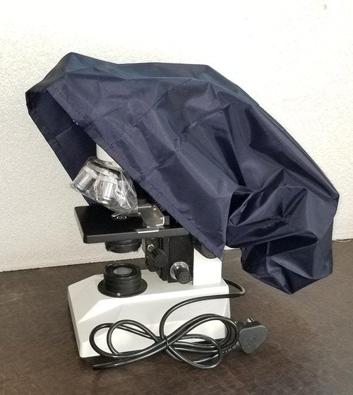 Crabby Pack of 2 | Heavy Duty Microscope Dust Cover | Full Standard Microscopes Size | 20*17.5*7.5 inch | Depth 13.5inch | blue