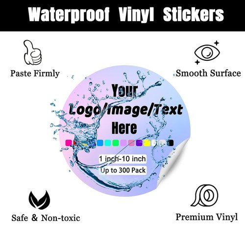 Personalized Waterproof Name Labels Custom Stickers for Books, Toys, School Supplies, Lunch Boxes Kids, Toddlers