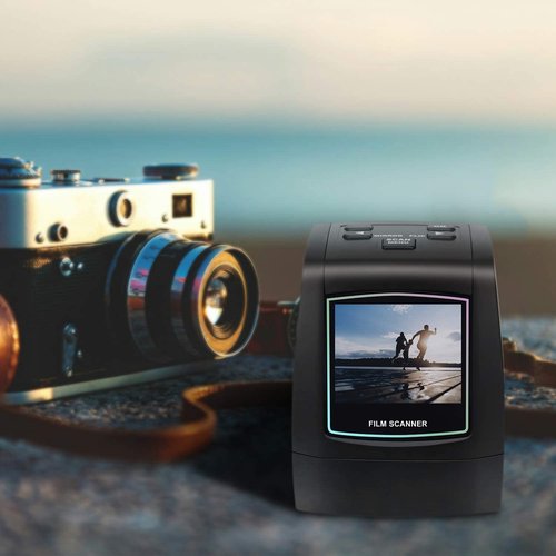 DIGITNOW 22MP All-in-1 Film & Slide Scanner, Converts 35mm 135 110 126 and Super 8 Films/Slides/Negatives to Digital JPG Photos, Built-in 128MB Memory, 2.4 LCD Screen