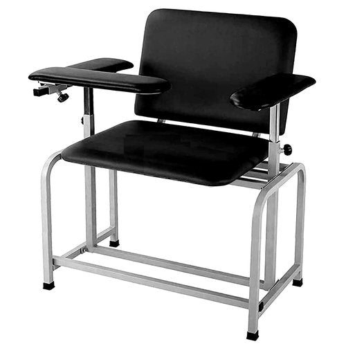 Helsevesen XL Blood Drawing Chair - Wide Bariatric Phlebotomy Chair with Padded Seat & Adjustable Armrest