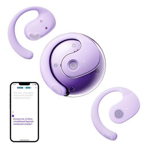 Xmenha Translation Earbuds Real Time, 144 Languages Translation Device Ai Translator Earbuds Translating Headphones Real Time Ai Headphones Language Translation