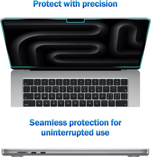 F FORITO Anti Blue Light Laptop Screen Protector - 2-Pack for 2021-2026 MacBook Pro 14" | Eye Protection & Anti-Glare