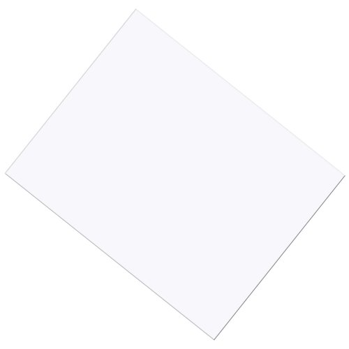 UCreate Coated Poster Board, White 14 pt., w/UPC Labels, 22" x 28", 25 Sheets