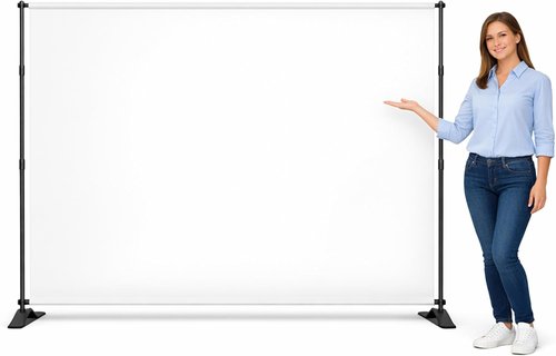 BannerBuzz Custom Step and Repeat Banner - Personalized Logo Backdrop for Events | 8x8 ft Red Carpet & Photo Booth