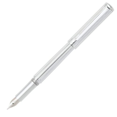 Sheaffer Intensity Fluted Chrome Fountain Pen (9238-0)