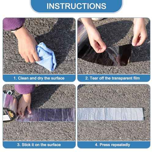 Flashing Roll Tape Asphalt Membrane, 6 inches X 32 Feet 60Mil Thick Waterproof Asphalt Patch Seal Tape Roll, Self-Adhesive Roof Sealant, Asphalt Repair for Door Roof Window Gutter Outdoor £¨2 Rolls)