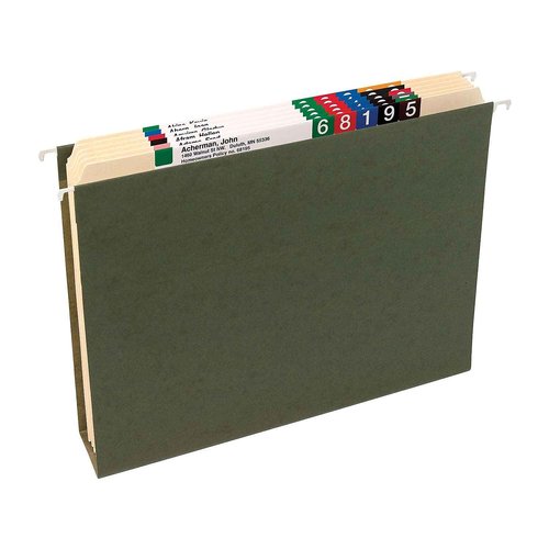 Smead Box Bottom Hanging File Folder, 3" Expansion, Legal Size, Standard Green, 25 per Box (64379)