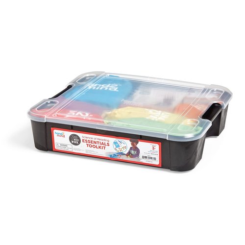 hand2mind Little Minds at Work Science of Reading Essentials Toolkit by Tara West, Decodable Reading Manipulatives, Elkonin Boxes, Letter Sounds, Phonemic Awareness, Preschool Learning (Set of 6)