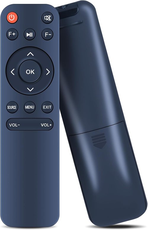 PZL Replacement Remote Control - Compatible with FUDONI P1 4K Projector | Lisowod Mini YG471 & NICPOW E2