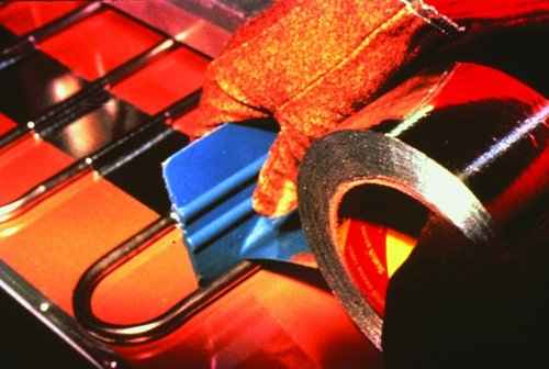 3M Aluminum Foil Tape 425, Silver, 25 mm x 55 m, 4.6 mil