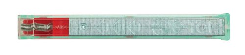 Itoya Staple Cassette 1/2" Interchangeable 70-100 sheet stapling capacity.5 cassettes p/bx-Red-1
