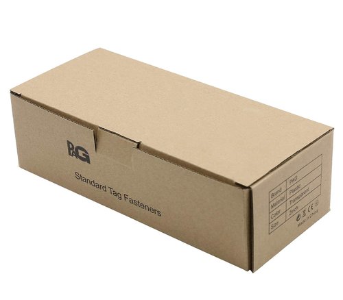 PAG 2 inch Standard Tagging Gun Fasteners Tag Barbs Attachments Price Tag Gun Refill for Clothing, 5000pcs, Transparent