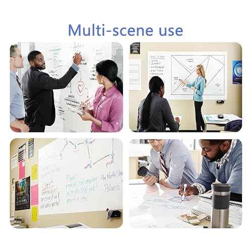 Magnetic Whiteboard Contact Paper, 24" x 39" Stick on Magnetic Dry Erase White Board Sticker on Wall, Easy to Write for Drawing, School, Office, Kitchen Fridge