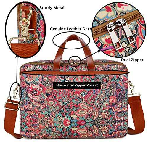Baosha Multicoloured 17inch Laptop Computer Bag Messenger Bag Briefcase for Women BC-07