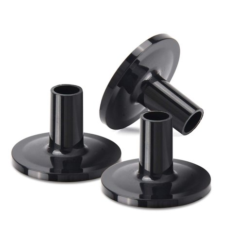 Facmogu 23PCS Cymbal Replacement Accessories, Cymbal Stand Felts, Drum Felt Pads Include Wing Nuts, Washers, Sleeves & Drum Key Accessory Set - Black