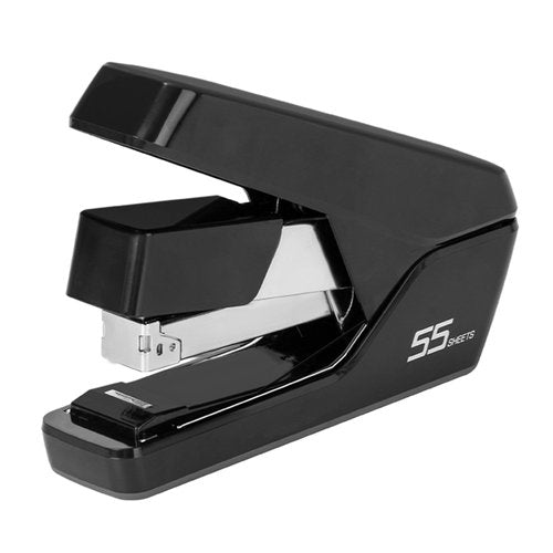 Heavy Duty Deskstop Stapler, 55 Sheet Capacity Jam Free, One Finger Touch Stapling Ergonomic Office Staplers for Office, Home, Classroom, Booklet, Book Binding