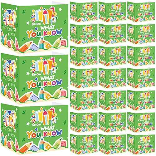 36 Pcs Desk Dividers Privacy Boards for Student Classroom Privacy Folders for Student Desks Study Carrels Reduces Distractions for School Tests, 15.76 x 13.3 x 11.8 inches(What You Know)