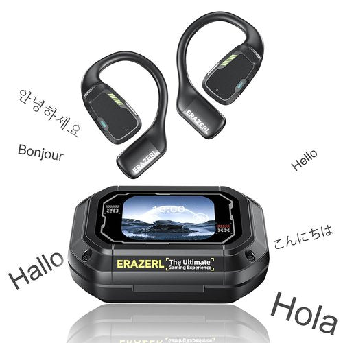ERAZER XP6 AI Translation Earbuds Real Time, 134 Language Translator Earbuds for iPhone and Android 3-in-1 Bluetooth 5.4 Translation Headphones Translating Device for Travel Business Learning