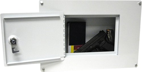 Homak First Watch Between The Studs High Security Steel Wall Safe, White