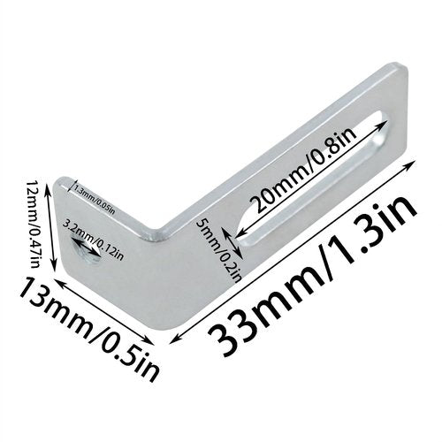 Xhziy 12 Sets White Board Hanging Kit Mounting Bracket L-Shaped Mounting Bracket Plate with Screws and Expansion Pipe for Office Classrooms