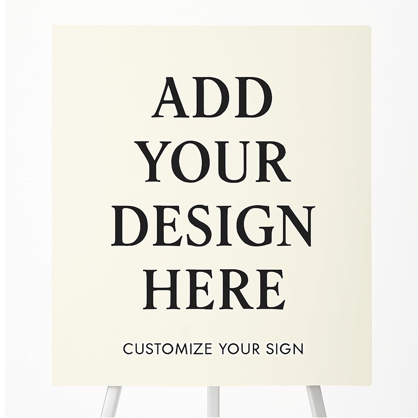 Custom Foam Board – 3/16" Thick Personalized Foam Sign with Your Text, Logo, or Image – Square or Rectangle – 6 Size Options – Ideal for Events, Displays, Presentations & More – Made in USA